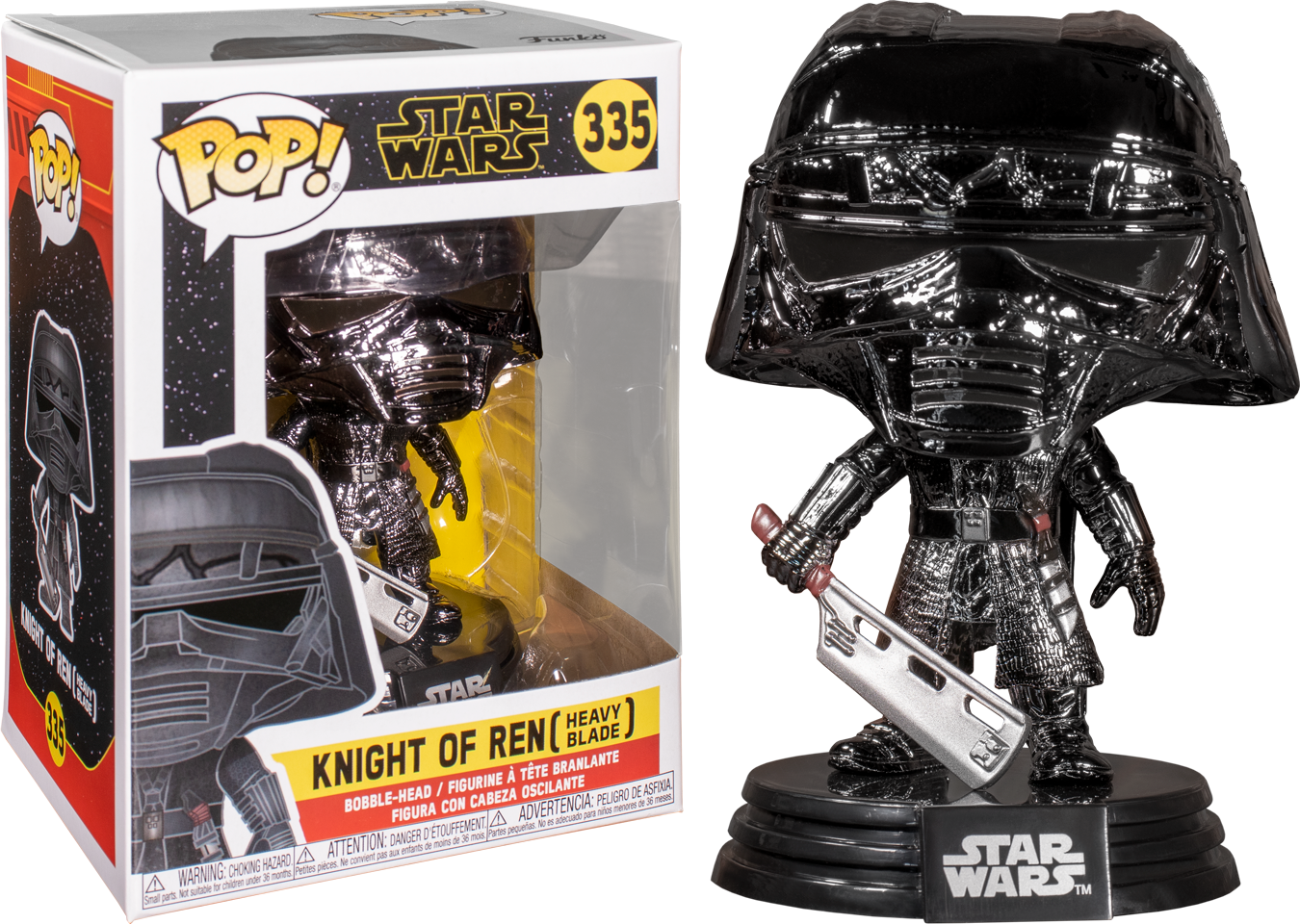 Star Wars Episode IX Funko POP! Knight of Ren (Blade) Chrome #335