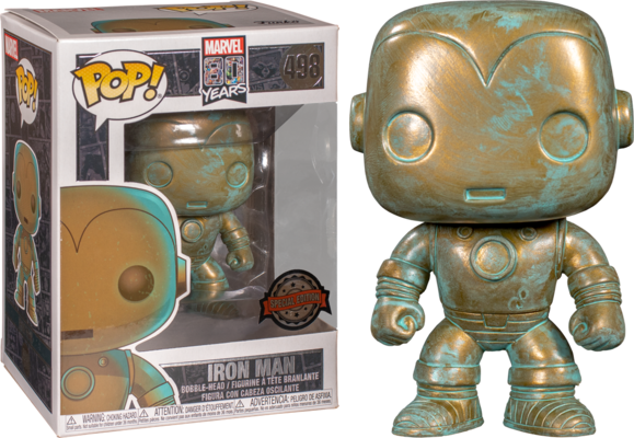 Marvel 80 Years Funko POP! Iron Man (Patina) #498