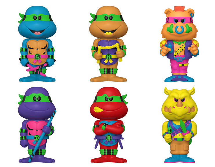 TMNT Funko Soda Vinyl Figur 6 Stück