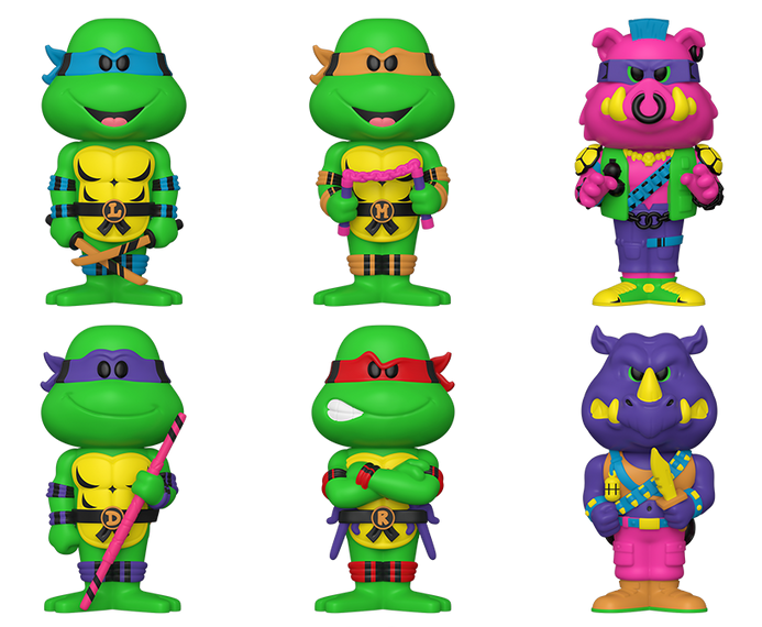 TMNT Funko Soda Vinyl Figur 6 Stück