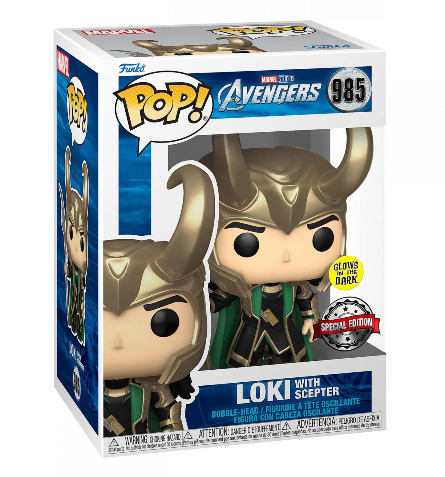 Loki Funko POP! Loki mit Zepter GITD #985