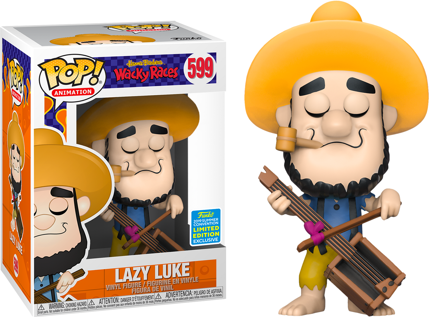Hana Barbera Funko POP! Lazy Luke #599 SDCC