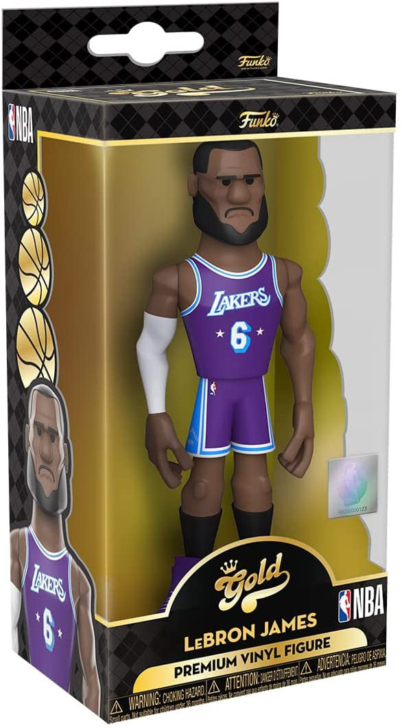 NBA Vinyl Gold Figure 13cm LeBron James (City)
