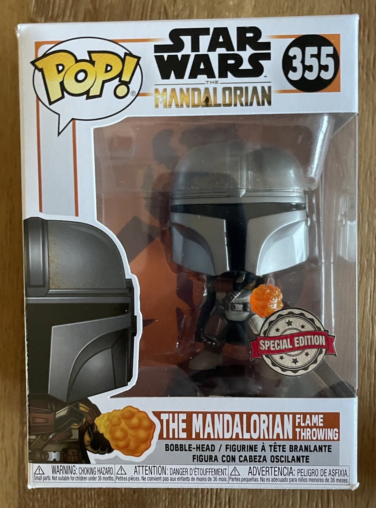 OUT OF BOX Sammler - The Mandalorian Flame Throwing #355