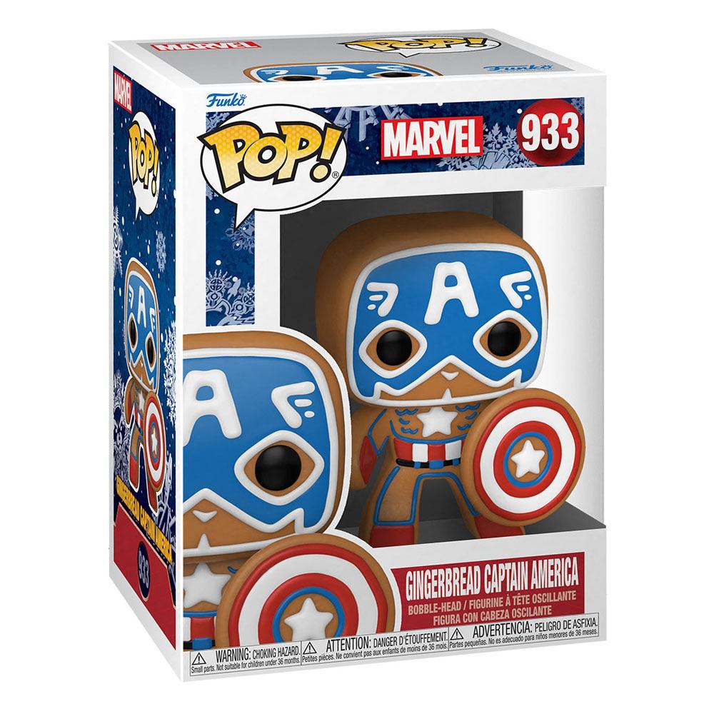 Marvel Funko POP! Holiday Captain America #933