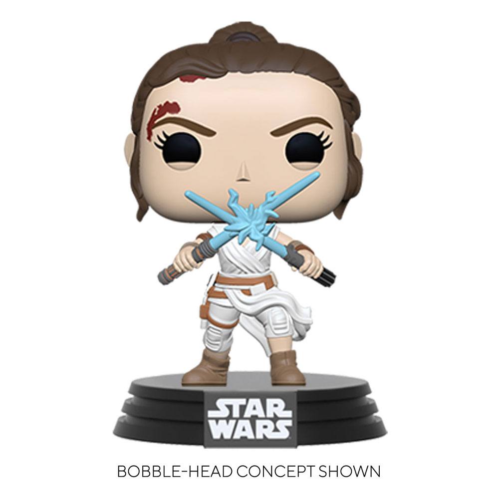 Star Wars Episode IX Funko POP! Rey w/ 2 Light Saber #434