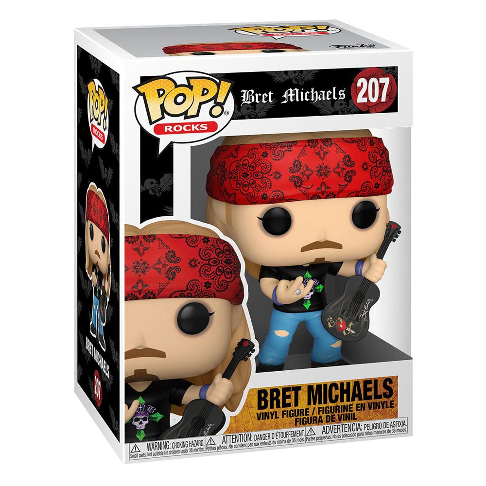 Bret Michaels Funko POP! Rocks Bret Michaels #207