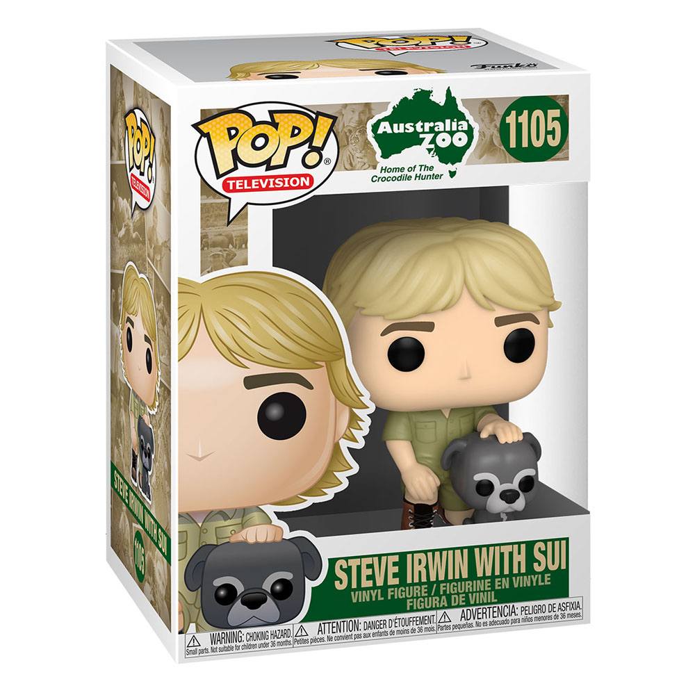 The Crocodile Hunter Funko POP! Steve Irwin w/Sui #1105