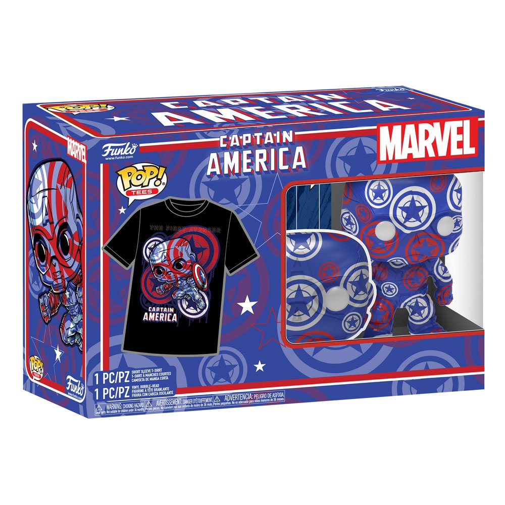 Marvel Funko POP! & Tee Bundle Captain America