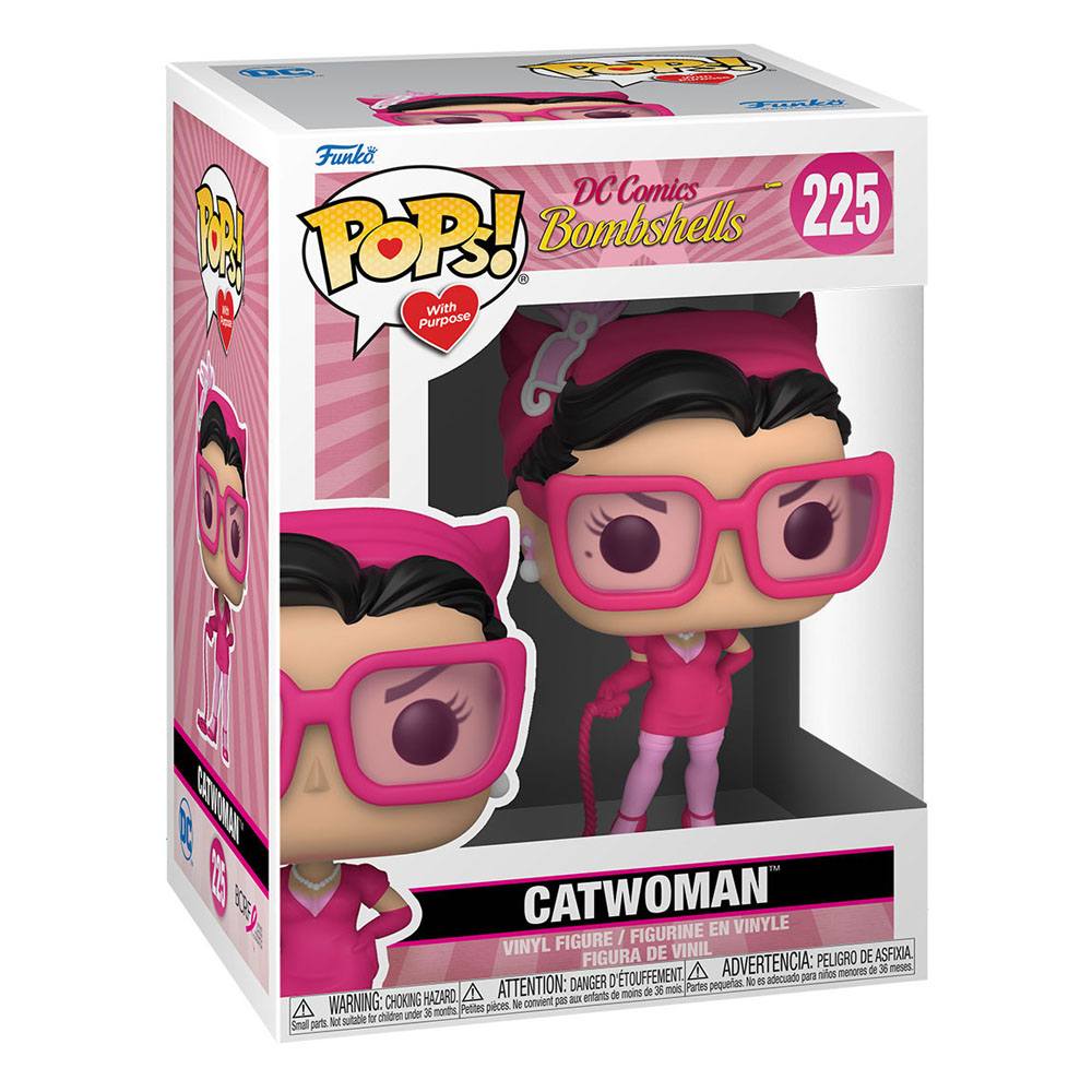 DC Comics Funko POP! Bombshells Catwoman BC Awareness #225