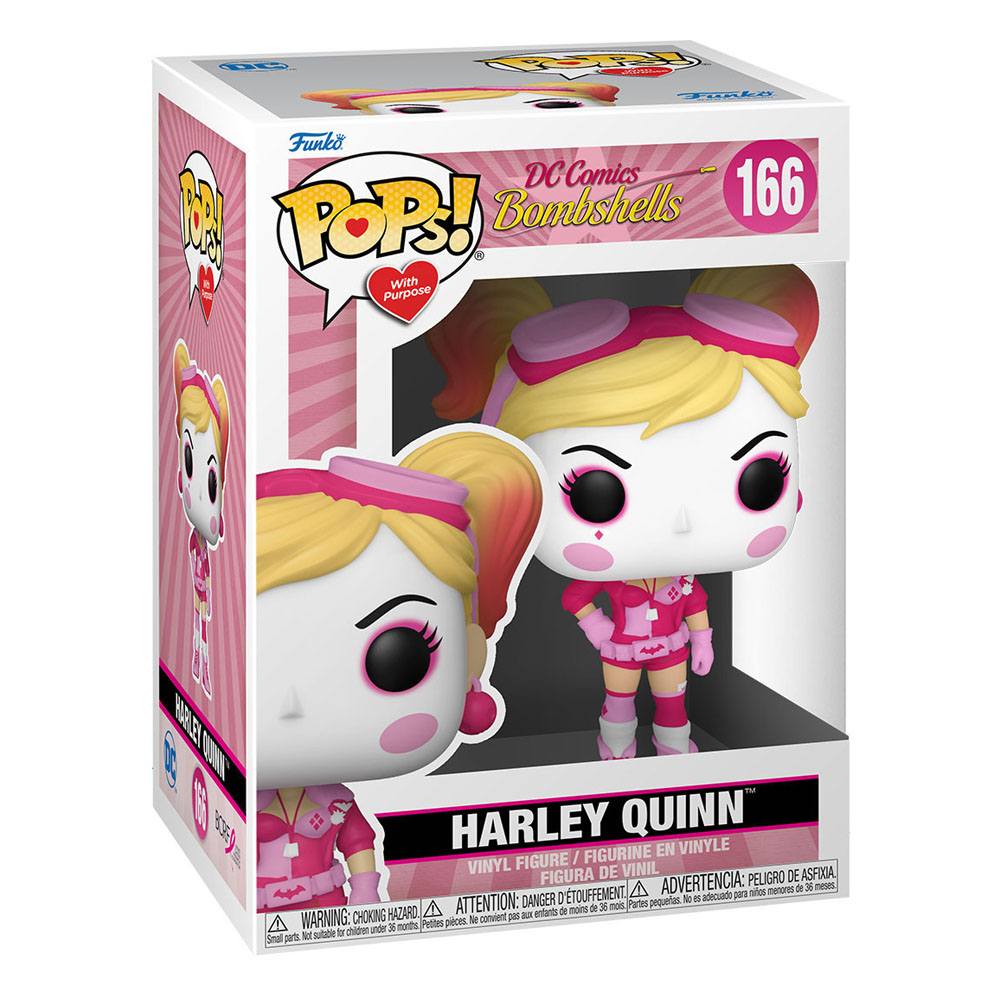 DC Comics Funko POP! Bombshells Harley Quinn BC Awareness #166