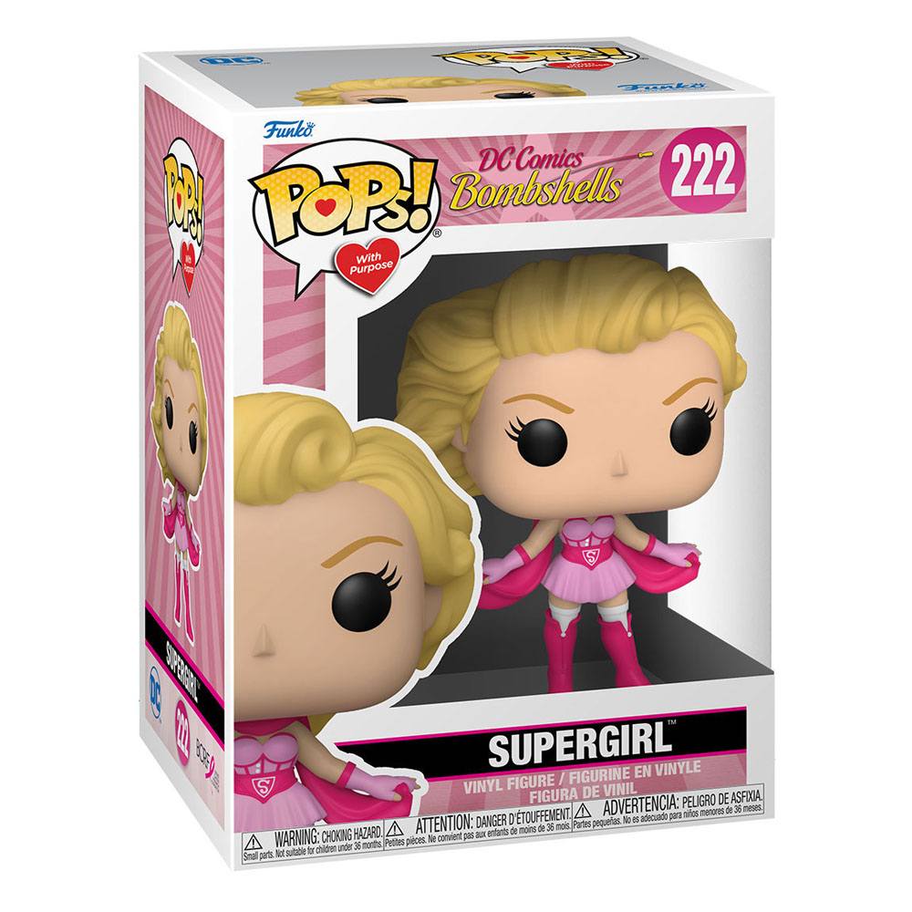 DC Comics Funko POP! Bombshells Supergirl BC Awareness #222