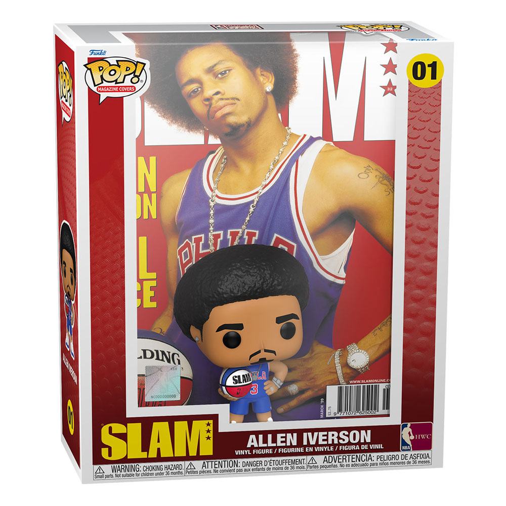 NBA Cover Funko POP! Allen Iverson #01