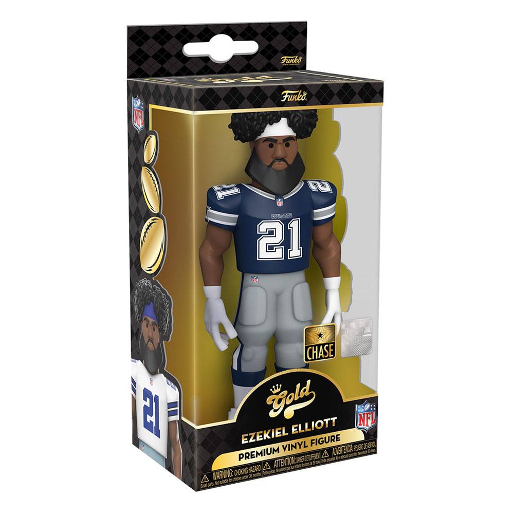 NFL Vinyl Gold Figure 13cm Ezekiel Elliott (Cowboys) CHASE