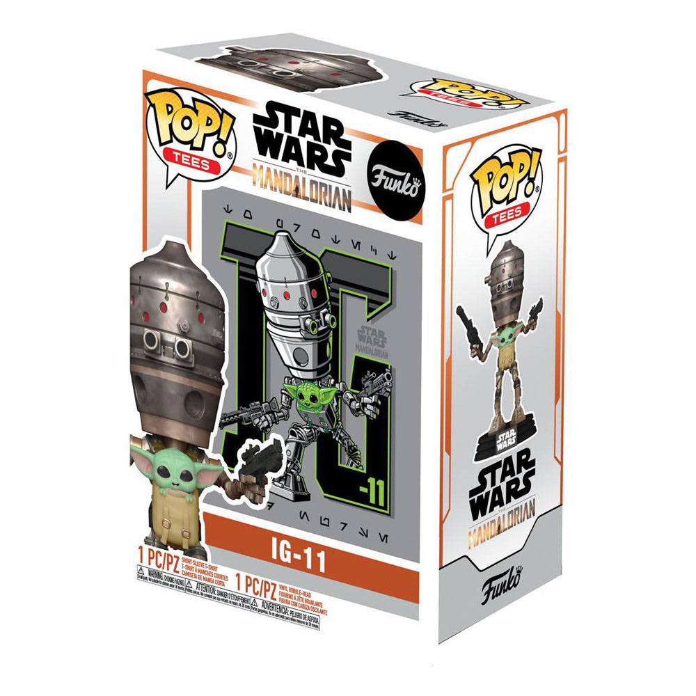 The Mandalorian Funko POP! & Tee Bundle IG 11 w/ the Child