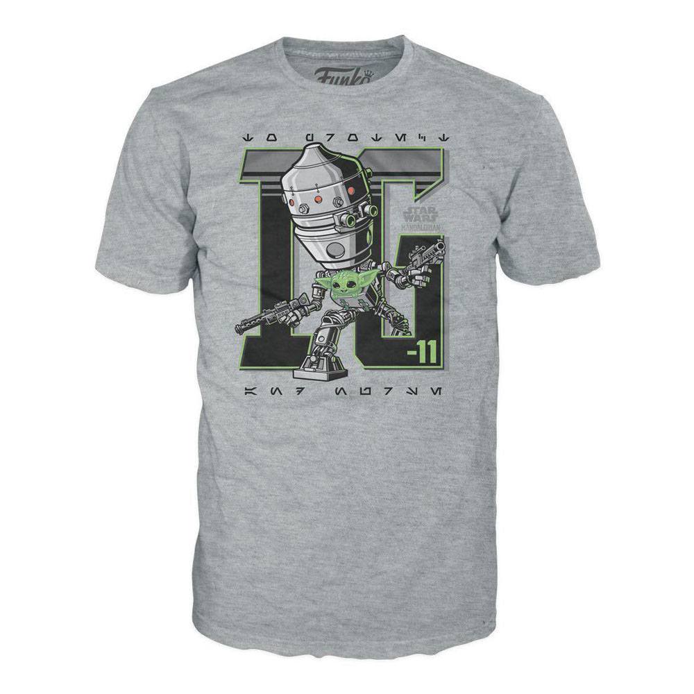 The Mandalorian Funko POP! & Tee Bundle IG 11 w/ the Child