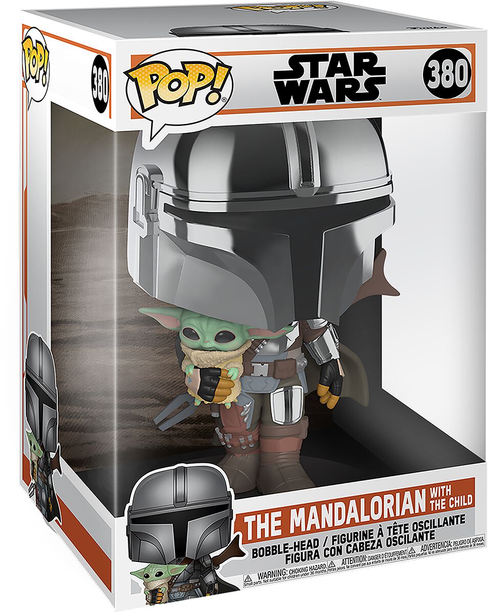 Star Wars Funko POP! The Mandalorian w/ Child Super Sized #380
