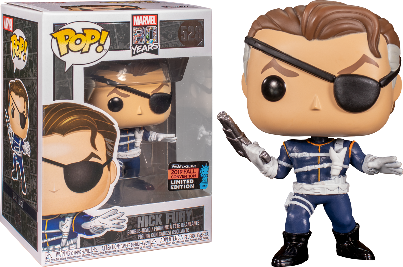 Marvel 80 Years Funko POP! Nick Fury First Appearance #528 NYCC
