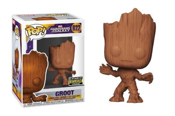 Marvel Funko POP! Groot wood #622 EE Excl.