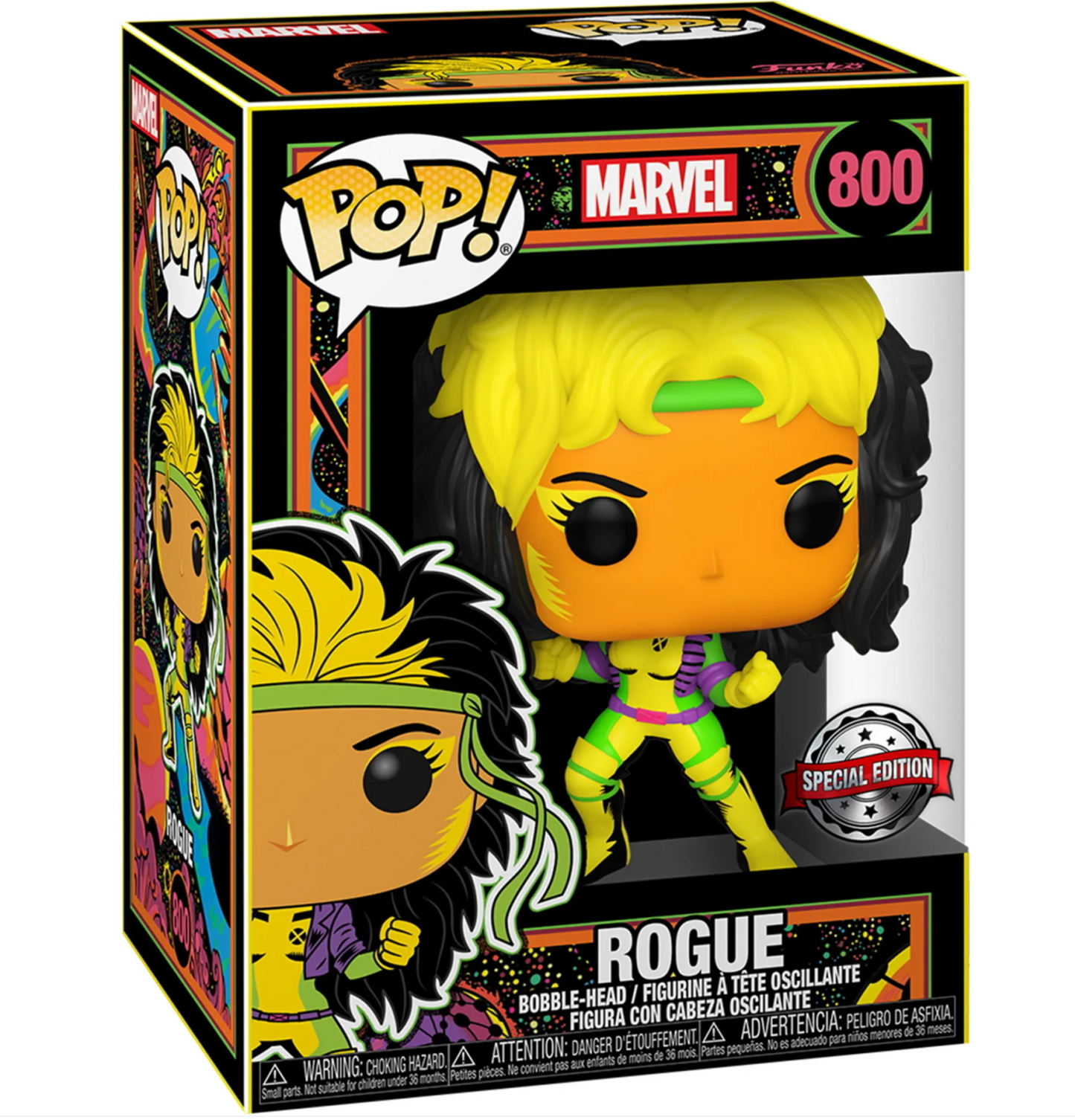 Marvel Funko POP! Rogue Blacklight #800