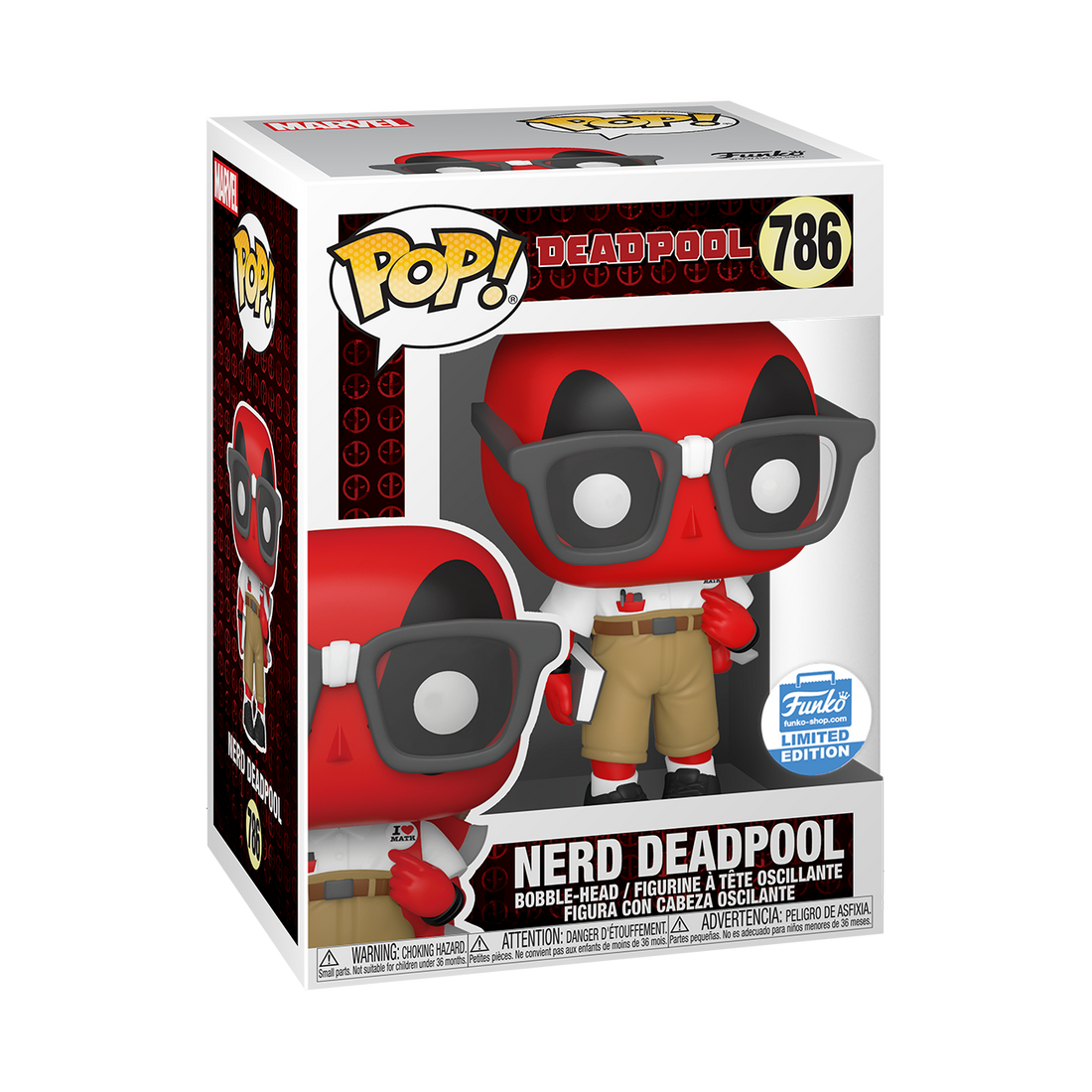 Marvel Deadpool Funko POP! Nerd Deadpool #786