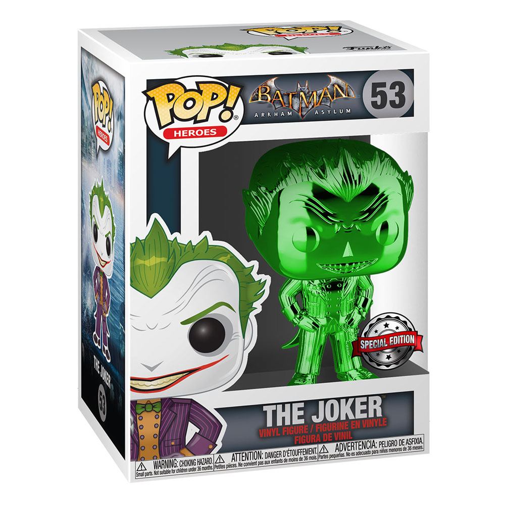 Heroes DC Funko POP! The Joker (Green Chrome) #53