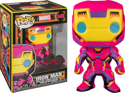 Marvel Funko POP! Iron Man Blacklight #649