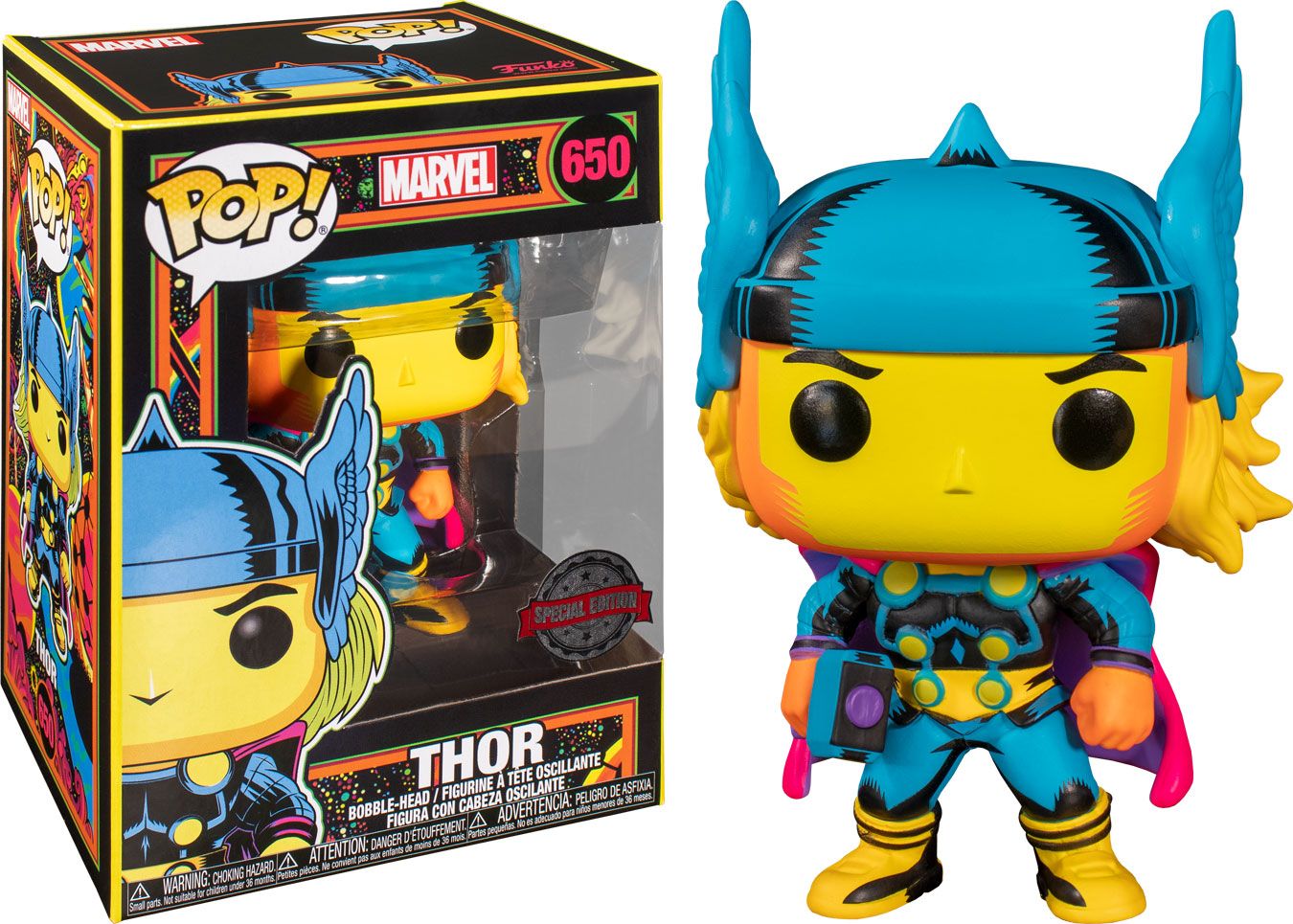 Marvel Funko POP! Thor Blacklight #650
