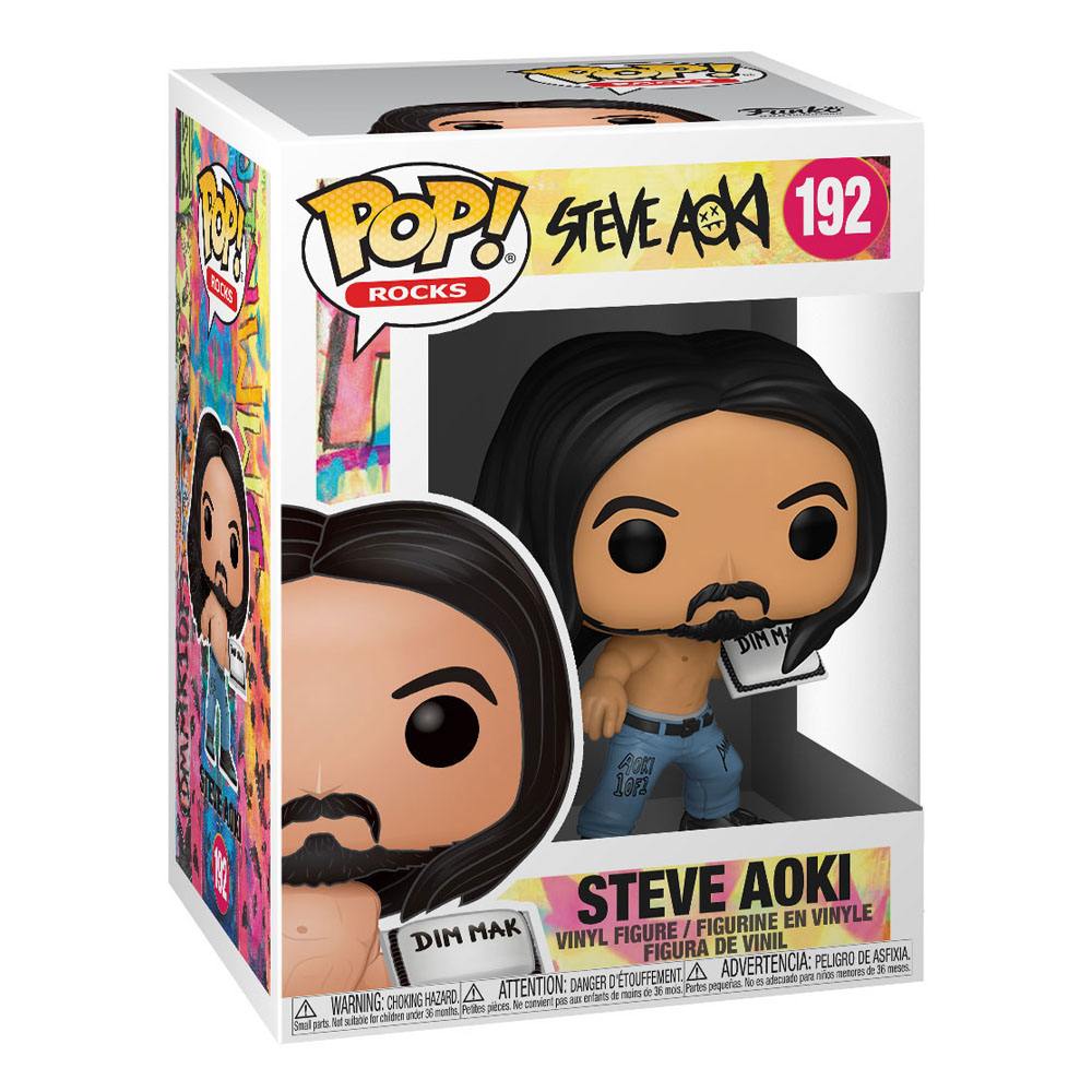 Steve Aoki Rocks Funko POP! Steve Aoki w/Cake #192