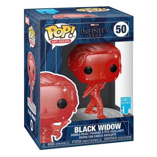 Marvel Infinity Sage Funko POP! Black Widow (Red) Art Series #50