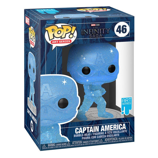Marvel Infinity Sage Funko POP! Captain America (Blue) Art Series #46