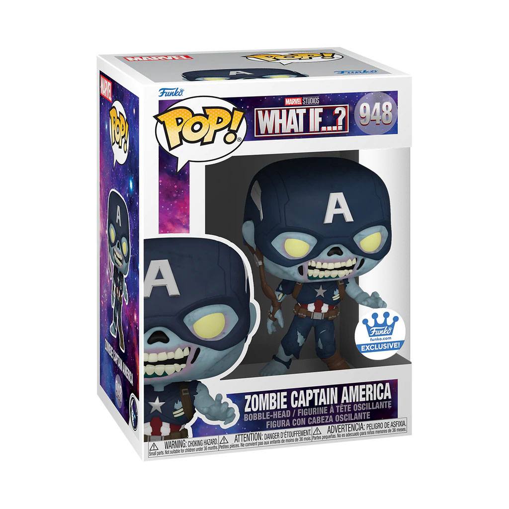 Marvel Funko POP! What if... Zombie Captain America #948