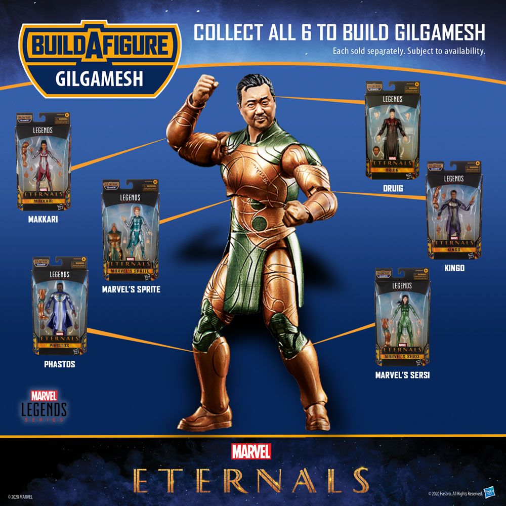 Hasbro Marvel Legends Series: Eternals - Druig (Build a Figure Reihe)
